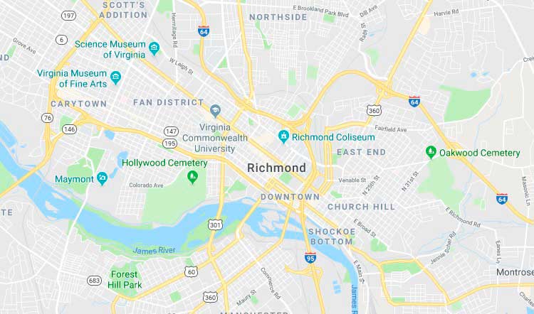 Bio-One of Richmond decontamination and biohazard cleaning service areas