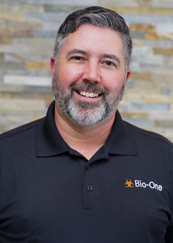 Bio-One of Gainesville biohazard and decontamination Company Owner, Chris Burns