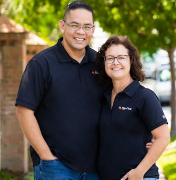 Bio-One Of South OC biohazard and decontamination Company Owner, Armand and Michele Amoranto