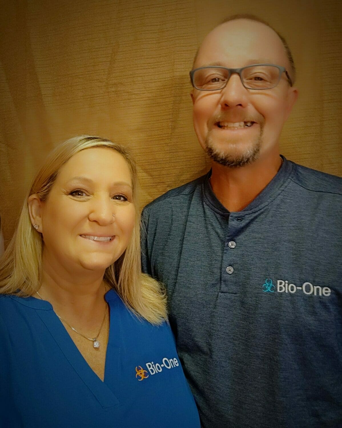 Bio-One of Duval County biohazard and decontamination Company Owner, Ginger and Jamie Akemon