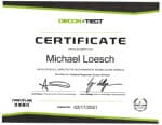 Decon Tech Certificate