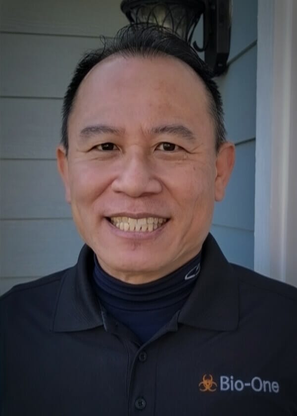Bio-One of San Jose biohazard and decontamination Company Owner, Desmond Tai